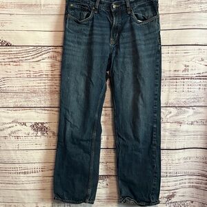 Old Navy Men's Relaxed Fit Jeans in Dark Blue